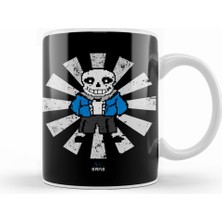 Humuts Sans Retro Japanese Undertale Kupa Bardak Porselen