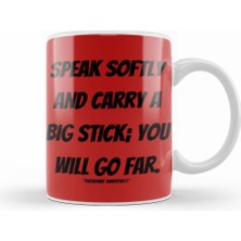 Humuts Theodore Roosevelt Quotes Gifts   Vintage Retro Rainbow Style Kupa Bardak Porselen