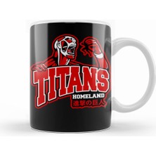 Humuts Attack On Titan Go Tıtans Kupa Bardak Porselen