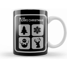 Humuts Merry Christmas Ayılbaşı Yeni Yıl Konseptli Nd Happy New Years Kupa Bardak Porselen