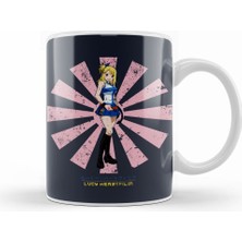 Humuts Lucy Heartfilia Retro Japanese Fairy Tail Kupa Bardak Porselen
