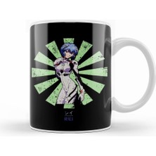Humuts Rei Evangelion Retro Japanese Kupa Bardak Porselen