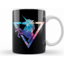 Humuts Galaxy Unicorn Kupa Bardak Porselen