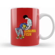 Humuts Banana Fish Retro Kupa Bardak Porselen