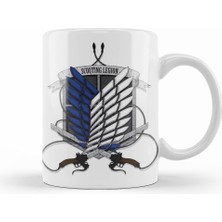 Humuts Attack On Titan Scoutıng   Legıon Kupa Bardak Porselen