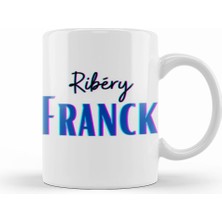 Humuts Franck Ribéry   Vintage Retro Rainbow Style Kupa Bardak Porselen