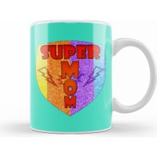 Humuts Super Mom Novelty Süper Anne Kupa Bardak Porselen