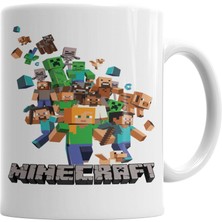 Humuts Minecraft 02 Kupa Bardak Porselen