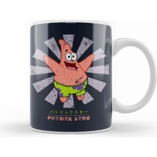 Humuts Patrick Star Retro Japanese Kupa Bardak Porselen