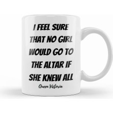 Humuts Queen Victoria Quotes Gift  Vintage Retro Rainbow Style Kupa Bardak Porselen