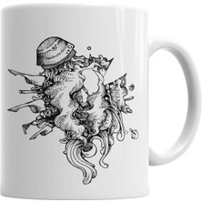 Humuts Arus Kupa Bardak Porselen