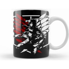 Humuts Attack On Titan Mıkasa Ato Kupa Bardak Porselen