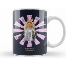 Humuts Miss Piggy Retro Japanese Muppets Kupa Bardak Porselen