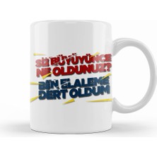 Humuts Beni Elleme Dert Oldum Komik Kupa Bardak Porselen