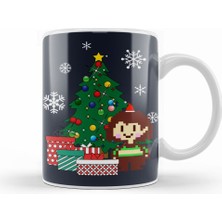 Humuts Chara Around The Christmas Tree Undertale Kupa Bardak Porselen