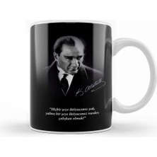 Humuts Mustafa Kemal Atatürk Söz Kupa Bardak Porselen