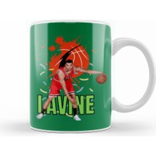 Humuts Zach Lavine Vintage Art  Legend Basketball Gift Vintage Retro Style Kupa Bardak Porselen