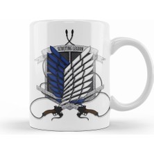 Humuts Attack On  Titan  Scoutıng Legıon Kupa Bardak Porselen