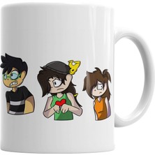 Humuts Desenho 3 Kupa Bardak Porselen