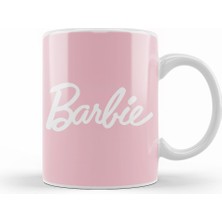 Humuts Barbie Logo 01 Kupa Bardak Porselen