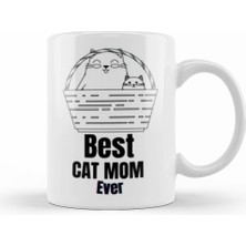Humuts Mothers Day 2021 Best Cat Mom Ever Funny Kupa Bardak Porselen