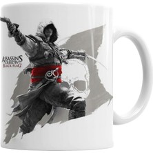 Humuts Assassin Creed Black Flag  Kupa Bardak Porselen