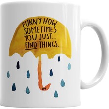 Humuts How I Meet You Mother Umbrella   Kupa  Bardak Porselen