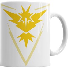 Humuts Pokemon Go Pikachu Instinct Sarı Takım Kupa Bardak Porselen