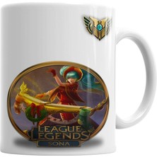 Humuts League Of Legends Sona Lol Kupa Bardak Porselen