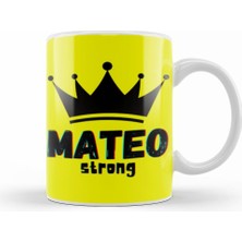 Humuts Mateo Name Personalized Custom   Vintage Retro Rainbow Style Design Gift Baby Gift For Him Kupa Bardak Porselen