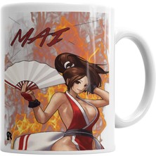 Humuts Camiseta Mai The King Fighters Kupa Bardak Porselen