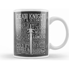 Humuts Death Knight Kupa Bardak Porselen