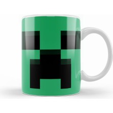 Humuts Minecraft Creeper Kupa Bardak Porselen