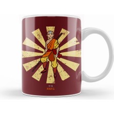 Humuts Aang Retro Japanese Avatar The Last Airbender Kupa Bardak Porselen
