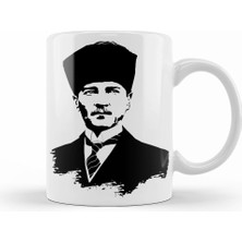 Humuts Mustafa Kemal Atatürk Kupa Bardak Porselen