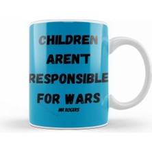 Humuts Mr Fred Rogers Quotes   Vintage Retro Style Art Kupa Bardak Porselen