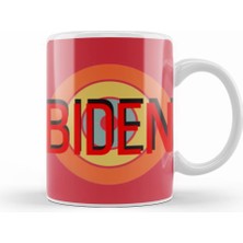 Humuts Democrat Biden 2024 Election   Vintage Retro Rainbow Style Kupa Bardak Porselen