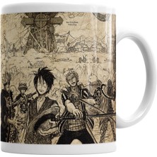 Humuts Piratas - One Piece 03 Kupa Bardak Porselen