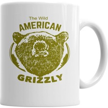 Humuts American Grizzly Kupa Bardak Porselen