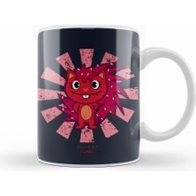 Humuts Flaky Retro Japanese Happy Tree Friends Kupa Bardak Porselen
