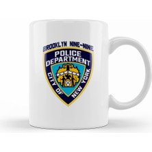 Humuts Brooklyn Nine Nine Nypd Badge Kupa Bardak Porselen