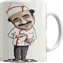 Humuts Çay Erdal Bakkalda Içilir 5 Kupa Bardak Porselen