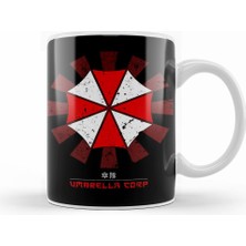 Humuts Umbrella Corp Retro Japanese Resident Evil Kupa Bardak Porselen