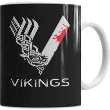 Humuts Vikins 03 Kupa Bardak Porselen