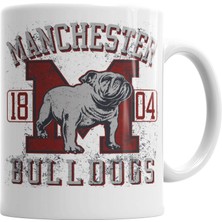 Humuts Bulldogs2 Pug Köpek Kupa Bardak Porselen