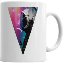 Humuts The Astronaut  Kupa Bardak Porselen