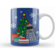 Humuts Dr Who Dalek Around The Christmas Tree Kupa Bardak Porselen