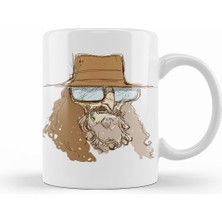 Humuts Cem Karaca Illustrasyon Kupa Bardak Porselen