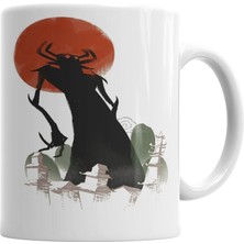 Humuts Aku Samurai Jack Kupa Bardak Porselen