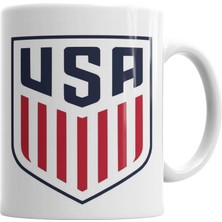 Humuts Usa Soccer Team Kupa Bardak Porselen